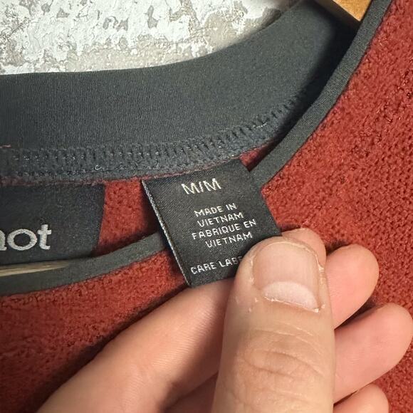 Vintage Marmot Fleece Sweatshirt Size medium Y2K - Picture 6 of 8